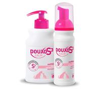 DOUXO S3 Itch Relief Bundle - CALM Shampoo 200ml & CALM Mousse 150ml for Cats and Dogs - Clinically Proven, Vet Recommended - Soothes Itchy, Irritated, Sensitive Skin - Hypoallergenic
