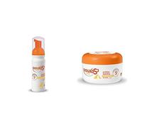 DOUXO S3 PYO Mousse Antibacterial & Anti-Yeast Mousse For Dog No Rinse Chlorhexidine Hypoallergenic Fragrance 150ml PYO Pads Dog & Cat Feet Wipes, Antiseptic, Soothing Purifying & Hydrating x30