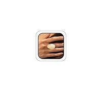 Douxsu Chunky Gold Retro Brown White Resin Ring for Women Dainty Vintage Irregular Geometric Acrylic Adjustable Knuckles Rings Statement Party Jewelry Gifts, Metal, No Gemstone