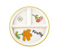 DouYuan Divided Plates Ceramic, 8 inch Round Portion Control Plates for Adults Porcelain, Diet Dinner Plate with Compartments for Dessert Salad Steak Sushi Spaghetti