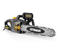DOVAMAN 2400W Electric Chainsaw, 16 Inch Corded Chain Saw with Oregon Bar & 2 Chains, 15m/s High Speed, Tool-Free Tensioning, Auto Lubrication, Electric Chainsaw for Tree Felling & Log Cutting