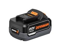 DOVAMAN B200 20V 4.0Ah Lithium-ion Battery Pack, Compatible with Cordless TITANCE X8 TITANCE X9 High Torque Impact Wrench (Battery Only)