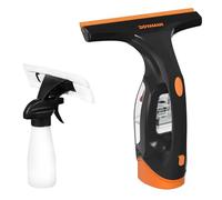 DOVAMAN WC01A Window Vac, 30min Runtime, 280mm Nozzle, 150ml Water Tank, Spray Bottle and 2 Microfibre Cloths, 700g Lightweight, Cordless Window Vacuum Cleaner for Windows, Tiles and Smooth Surfaces