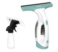 DOVAMAN WC01A Window Vac, 30min Runtime, 280mm Nozzle, 150ml Water Tank, Spray Bottle and 2 Microfibre Cloths, 700g Lightweight, Cordless Window Vacuum Cleaner for Windows, Tiles and Smooth Surfaces