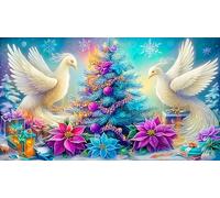 dove 1000 Piece Jigsaw Puzzles for Adults Family Challenge Toys Jigsaw Puzzle Home Decoration for The Whole for Women, Gifts for Mendove38x52cm/1000pcs