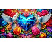 dove 1000 Pieces Jigsaw Puzzles for Adults Educational Games Jigsaw Puzzle Home Decoration for The Whole for Women, Gifts for Mendove38x26cm/1000pcs