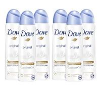Dove 6x Deodorant Spray Antiperspirant Original 0% Alcohol 150 ml