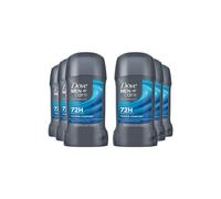 Dove Men+Care Advanced Clean Comfort Anti-Perspirant Stick Men's Deodorant with Triple Action Technology for 72 hour sweat protection and anti-bacterial odour control 50 ml Pack of 6