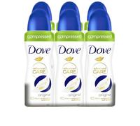 DOVE Advanced Care Anti-Perspirant Compressed Deodorant Spray Original Anti-Smear Technology Pack of 6 x 100 ml