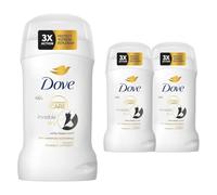 Dove Advanced Care Anti-Perspirant Cream Invisible Dry, Pack of 3, Deodorant for Women with Pro-Ceramide Technology for 72 Hours of Protection Against Sweat, 50 ml