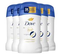 Dove Advanced Care Anti-Perspirant Cream Original, Pack of 5, Women's Deodorant Stick with Pro-Ceramide Technology for 72 Hours Protection Against Sweat, 50 ml