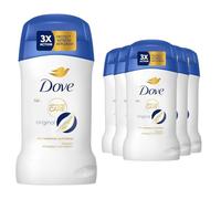 Dove Advanced Care Anti-Perspirant Cream Original, Pack of 6, Women's Deodorant Stick with Pro-Ceramide Technology for 72 Hours Protection Against Sweat, 50 ml