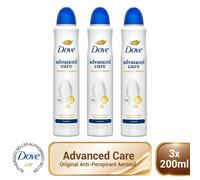 3x Dove Advanced Care Anti-Perspirant Deodorant Spray Original, 200ml