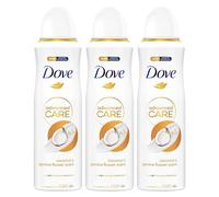 Dove Advanced Care Anti-Perspirant Deodorant Spray Coconut & Jasmine Flower Scent with Plant-Based Moisturiser for 72-Hour Protection from Odour and Sweat, 200ml (Buy 3)