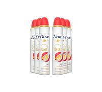 Dove Advanced Care 'antiperspirant' Spray Peach&white Blossom, 6X200Ml White One Size