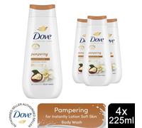 Dove Advanced Care Body Wash Pampering Shea Butter & Vanilla 225ml