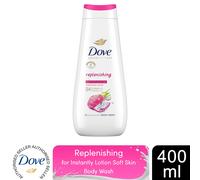 Dove Advanced Care Replenishing Body Wash shower gel with dragon fruit & coconut cream extracts for instantly lotion-soft skin 400 ml