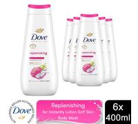 Dove Advanced Care Body Wash 6x400ml - 24H Renewing Micromisture & Lotion