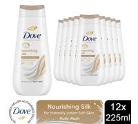 Dove Advanced Care Body Wash Nourishing Silk 24H Renewing Micromoisture,12x225ml