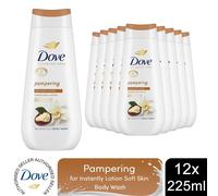 Dove Advanced Care Body Wash Pampering Shea Butter & Vanilla 225ml