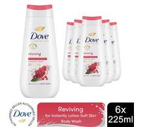 Dove Advanced Care Body Wash Reviving for 24Hrs Renewing Micromoisture, 6x225ml