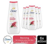 Dove Advanced Care Body Wash Reviving for 24Hrs Renewing Micromoisture, 6x400ml