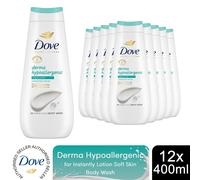 Dove Advanced Care Bodywash Hypoallergenic 24H Renewing Micro Moisture, 12x400ml