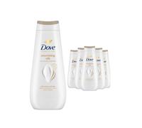 Dove Advanced Care Nourishing Silk Body Wash Body Cleanser shower gel with skin-natural nutrients for instantly silky-soft skin 6x 400 ml