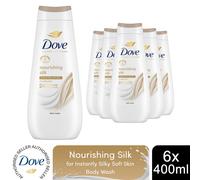 Dove Advanced Care Bodywash Nourishing Silk 24H Renewing Micromoisture, 6x400ml