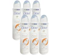 Dove Advanced Care Coconut & Jasmine Antiperspirant Deodorant Spray, 6 Pack, 5 oz
