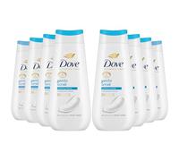 Dove Advanced Care Gentle Scrub Body Wash 0% Sulfate SLES, 8x450ml