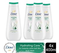 Dove Advanced Care Hydrating Care Body Wash 24H Renewing Micromoisture, 4x400ml