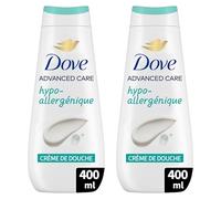 Dove, Advanced Care Hypoallergenic Shower Cream Dermatologically Tested 24 Hours Soft Skin Feel (2 x 400ml)