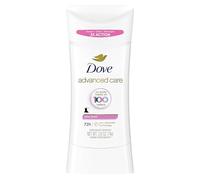 Dove Advanced Care Invisible Antiperspirant Deodorant Stick No White Marks on 100 Colours Clear Finish 48-Hour Sweat and Odor Protecting Deodorant for Women 2.6 oz