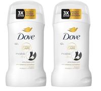 Dove Advanced Care Invisible Dry Anti-Perspirant Cream Women's Deodorant Stick with pro-ceramide technology for 72 hours sweat protection 50 ml (Pack of 2)