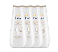 Dove Advanced Care Nourishing Silk Body Wash 24H Micromoisture, 4x400ml