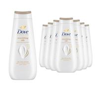 Dove Advanced Care Nourishing Silk Body Wash 24H Micromoisture, 8x400ml