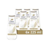 Dove Advanced Care Nourishing Silk Body Wash Body Cleanser shower gel with skin-natural nutrients for instantly silky-soft skin 6x 225 ml