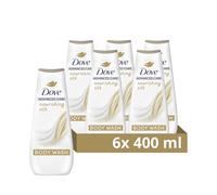 Dove Advanced Care Nourishing Silk Body Wash Body Cleanser shower gel with skin-natural nutrients for instantly silky-soft skin 6x 400 ml