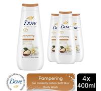 Dove Advanced Care Pampering Body Wash 24H Renewing Micromoisture, 4x400ml