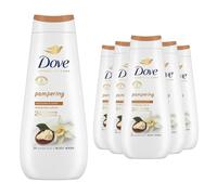 Dove Advanced Care Pampering Body Wash Body Cleanser shower gel with a shea butter & vanilla scent for instantly lotion-soft skin 6x 400 ml
