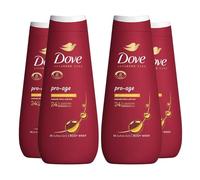 Dove Advanced Care Pro Age Body Wash 24H Renewing Micromoisture, 4x400ml