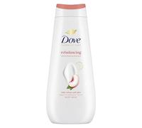 Dove Advanced Care Rebalancing Body Wash Body Cleanser shower gel with white peach & rice milk extracts for instantly lotion-soft skin 6x 400 ml