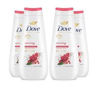 Dove Advanced Care Sulphate Free Body Wash for Women Made with Skin-Natural Nourishers and Micromoisture Provides 24 Hours Renewing Lotion-Soft Softer Skin (Pack of 4, 400ml)