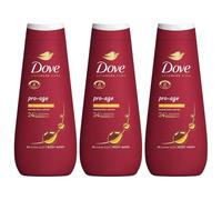 Dove Advanced Care Sulphate Free Body Wash for Women Made with Skin-Natural Nourishers and Micromoisture Provides 24 Hours Renewing Lotion-Soft Softer Skin, 400ml Pack of 3