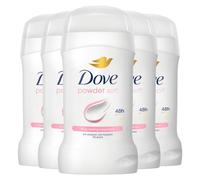 Dove Anti-Perspirant Cream Powder Soft, Pack of 5, Deodorant for Women with Moisturising Cream 48 Hour Sweat and Odor Protection Long-Lasting Fragrance, 50 ml