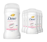 Dove Anti-Perspirant Cream Powder Soft, Pack of 6, Deodorant for Women with Moisturising Cream 48 Hour Sweat and Odor Protection Long-Lasting Fragrance, 50 ml