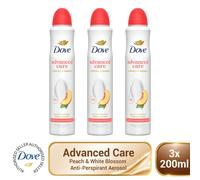 Dove Anti-perspirant Deodorant Go Fresh Peach&White Blossom 72H Control 3x200ml
