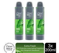 Dove Anti-Perspirant Men+Care Advanced Extra Fresh 72H Protection Deo, 3x200ml