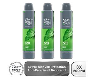 Dove Anti-Perspirant Men+Care Advanced Extra Fresh 72H Protection Deo, 3x200ml